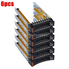 6PCS IBM 2.5" Hard Drive HDD Caddy X3850 X3950 X5 X3200 X3250 M3 HS12 HS22
