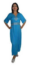 Caftan Handmade Moroccan Women Maxi Dress Swim Suit Cover Up Kaftan Abaya Cover