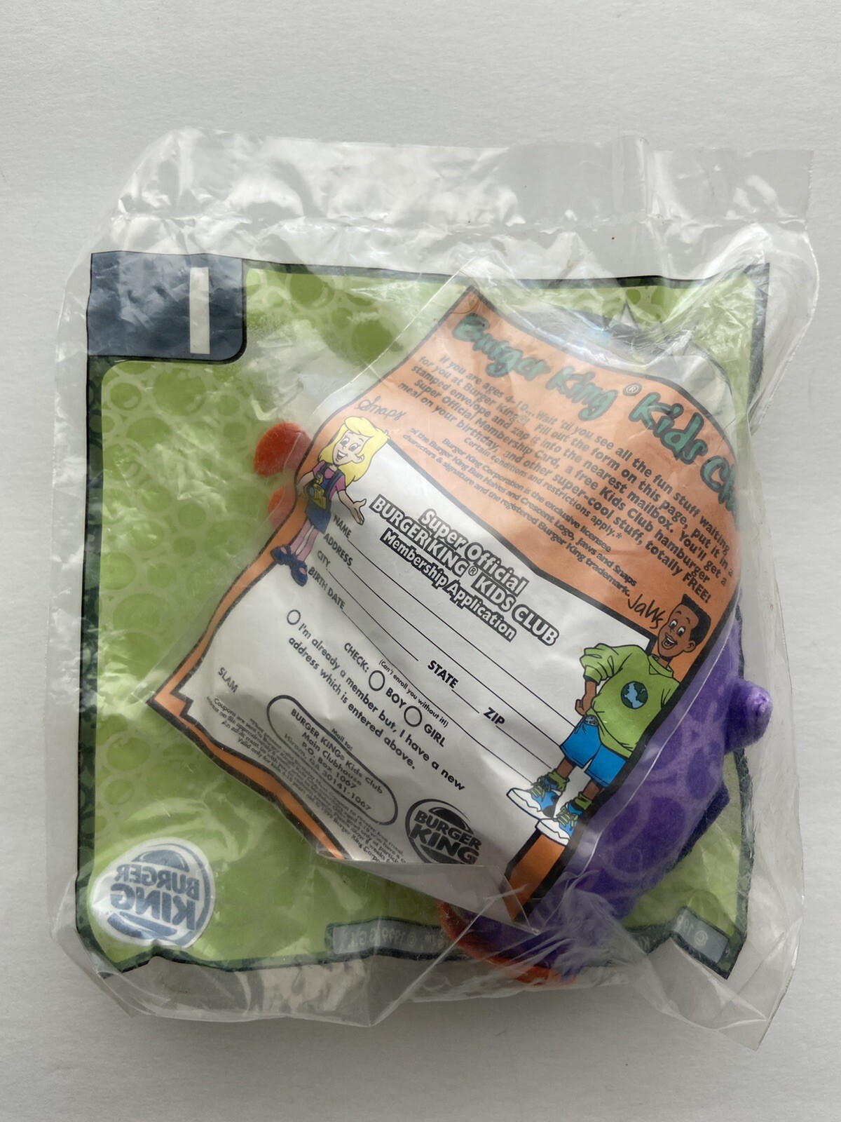 Burger King 1999 Silly Slammers Halloween Toy 1 Batty eBay