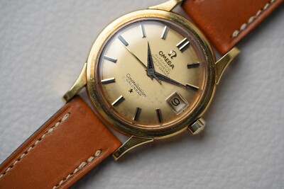 T51 OMEGA Constellation Calendar K18 腕時計 Omega Constellation Calendar Solid 18k Gold 2943/2954 Men's Watch