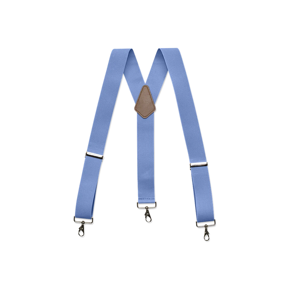 Tirantes estilo Y de alta calidad para hombre en varios colores broches de presión de gatillo - Hechos en EE. UU. Foto 3 de 4