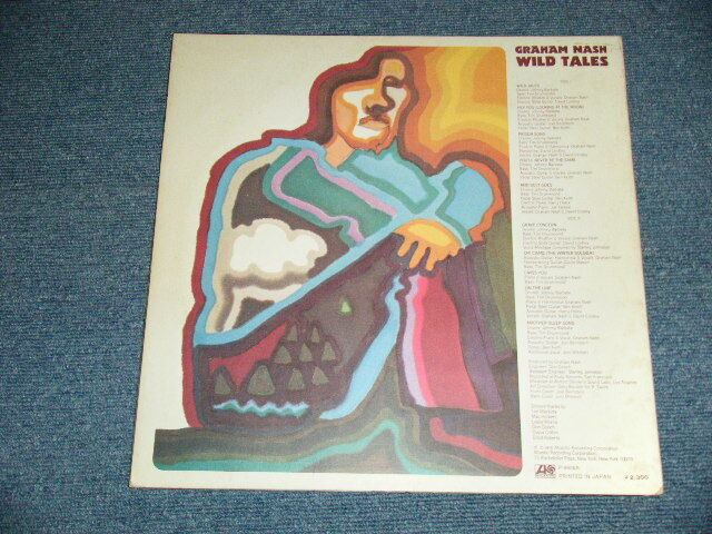 GRAHAM NASH Japan 1973 P-8408A NM LP WILD TALES | eBay