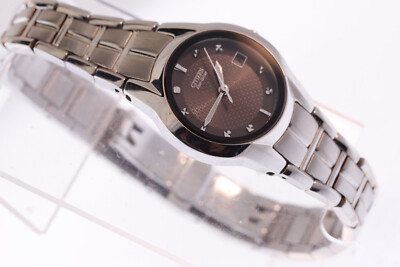 Citizen Eco-Drive EW1410-50E Paradigm Black Dial‎ Stainless Steel Date Watch s-l400.jpg main image 3