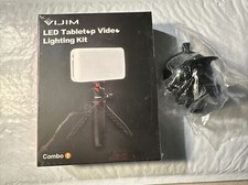 VIJIM Tabletop LED Video Lighting Kit Single, Black New Factory Sealed