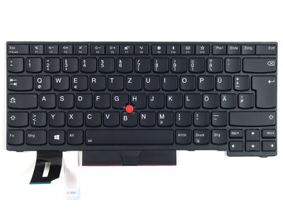 Tradebit Tastatur für Lenovo ThinkPad T480S T490 T495 L490 DE QWERTZ Beleuchtet