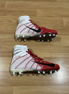Nike Vapor Untouchable 3 Elite Flyknit Football Cleats White  display picture 3