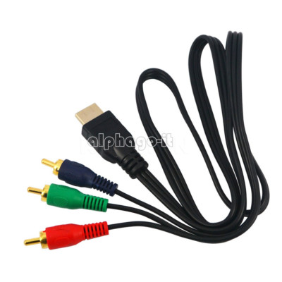 HDMI auf 3RCA 3-RCA Video Audio Konverter Komponente Anschlusskabel Kabel Leitung