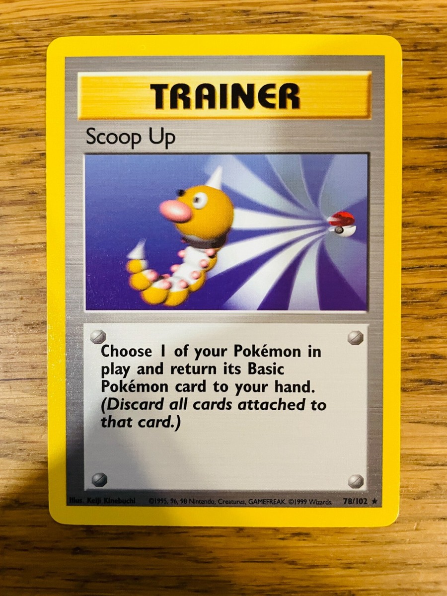 ポケモンカード トレーナー Scoop Up Scoop Up (78/102) Rare Base Set Pokemon Card! FAST & FREE P&P! | eBay