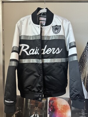 OAKLAND Las Vegas RAIDERS Football Mitchell & Ness Varsity Jacket