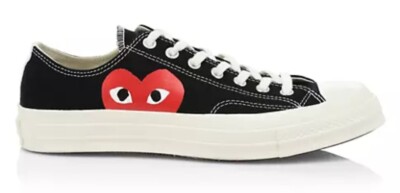 COMME DES GARCONS PLAY x CONVERSE Chuck Taylor All Star Low Top Unisex Sneakers