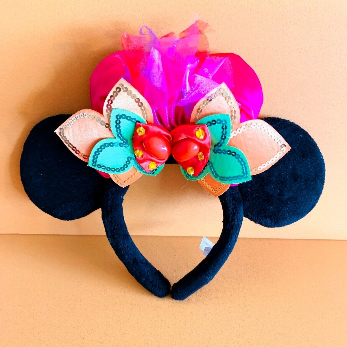 Tokyo Disney Land Minnie Head Band Ears Japan Limited 2014