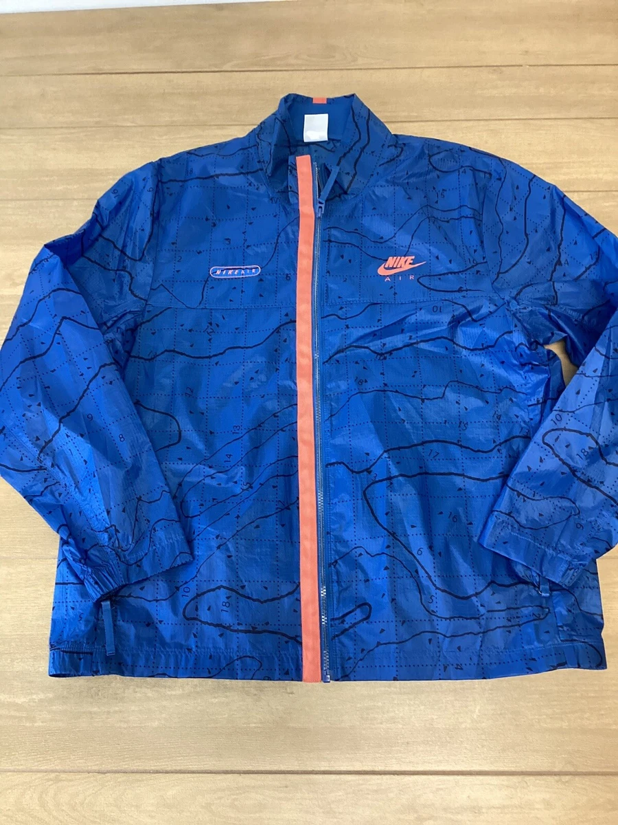 Blue nike air best sale jacket