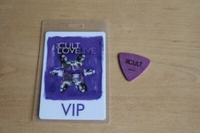 The Cult - Guitar Pick + Backstage Pass #3 - FREE SHIPPING -