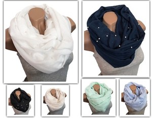 STERN BLUME LOOP PAISLEY COTTON VERLAUF RUNDSCHAL SCHLAUCH SCHAL STOLA FASHION