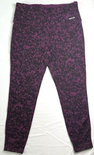 Hurley Pants Leggings yoga slimming workout jogger sz L reversible NEW tag 78