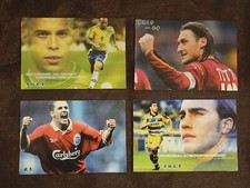 RONALDO TOTTI 2002-04 VRAI CALENDRIER MADRID 4 CARTES DIFFICILES À TROUVER CARTES RARES