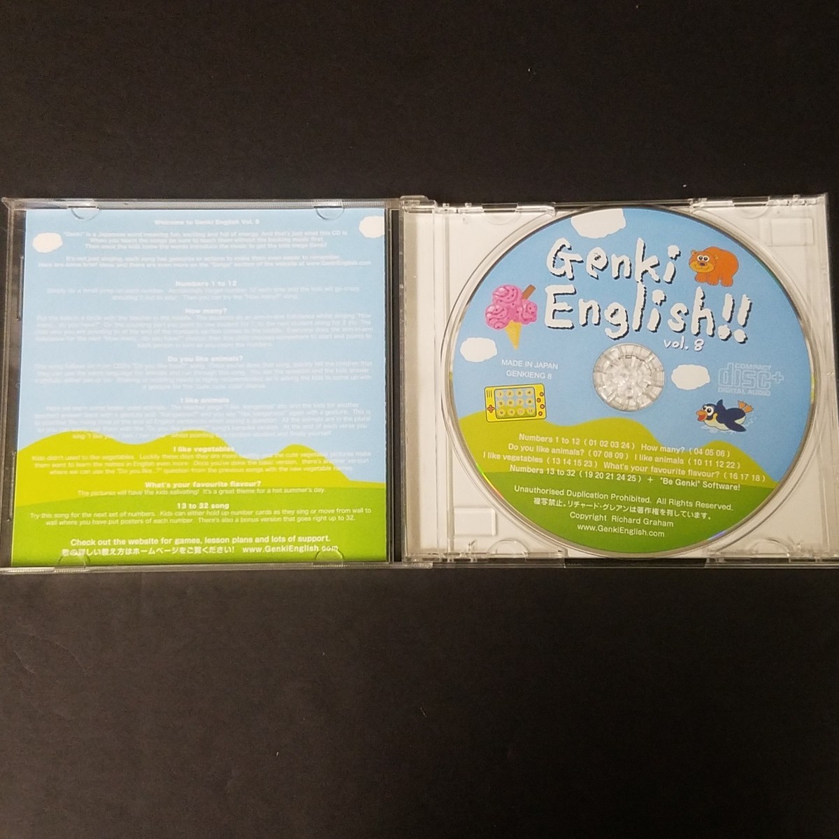 Genki English Vol 8 CD - Teach English Language made in