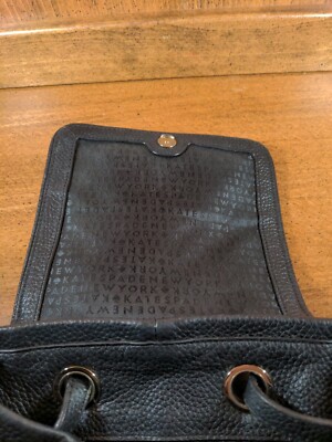 Kate Spade Chester Street Kacy Black Leather Backpack Cow Leather Pebbled Kate Spade Chester Street Kacy Black Leather Backpack Cow  main image 4