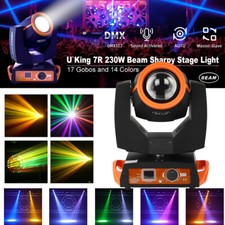 7R Sharpy 230W Zoom Moving Head Beam Light 8 16 Prism DJ Club Party Stage Lights