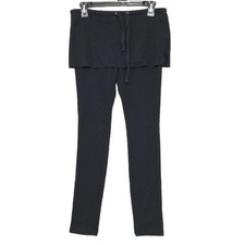  Marc New York Ladies' Ribbed Yoga Pants Skirtedb Black Small