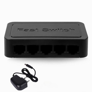 Mini Commutateur rapide 5-Port RJ45 Adaptateur Ethernet Gigabit 1000 Réseau Mbit LAN Hub