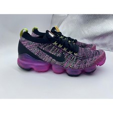 Nike Air VaporMax Flyknit 3 Womens Black Lase...