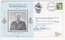 Keith Williamson Signed First Day Cover FDC Autographed / Air Force Marshal