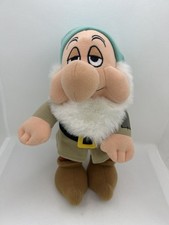 Disney Store Bendable Sleepy Plush 2007 Snow White Seven Dwarfs Poseable w/ Tag