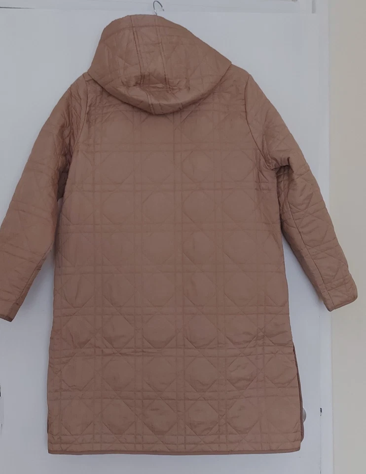 Coat Jacket Beige Size UK L EUR 14 From Turkey Excellent Condition Autumn Spring - Image 3 of 4