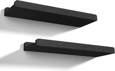 Floating Shelves Wall Mounted Set of 2 17 Inch Rustic Wood Wall Shelves for