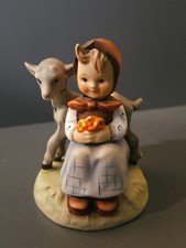 Hummel Goebel  Figurine Good Friends #182  Girl with Goat Kid - damaged