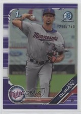 2019 Bowman Chrome Prospects Purple Refractor 210/250 Jhoan Duran #BCP-225 3q5