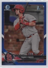 2018 Bowman Chrome Prospects Blue Refractor 80/150 Chase Pinder #BCP222 3q5