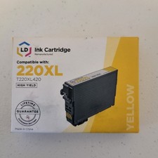 Epson 220XL Yellow Ink Jet Cartridge Epson WF-2630 WF-2650 WF-2660 WF2750 XP320