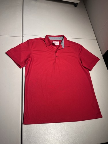 Chick-Fil-A Shirt Men’s Medium Red Polo Oobe Employee Uniform Polyester