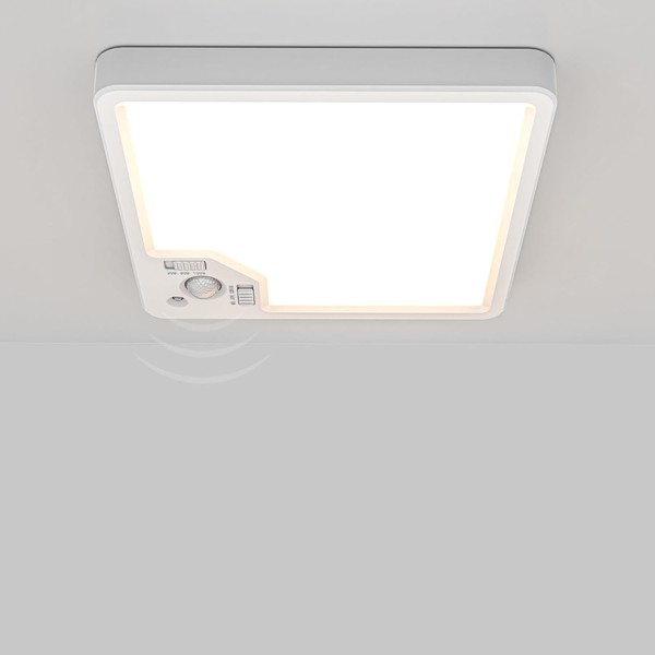 Deckenlampe 18W 1800LM LED Flach Mit Bewegungsmelder 3 Farbtemperaturen Innen-image