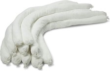 AABACO OIL ABSORBENT SOCK- White Oil Sock Spill Containment - 3" X 48" 10/Box