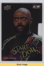 2023 Upper Deck AEW All Elite Wrestling Stare Down Malcolm Bivens READ 1hs9