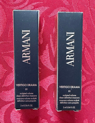 NEU  Mascara ARMANI Vertigo Drama - 01 Obsidian Black - 2x 2 ml