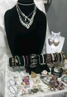 Vintage Costume Jewelry Lot Rhinestone , Sparkles And More...Mixed Variety
