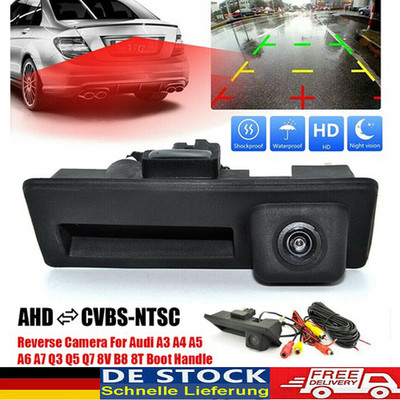 AHD 720P Rückfahrkamera Für Audi A4 B6 A6 A5 Q3 VW Golf Skoda Kamera Heckklappe