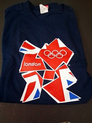 2012 London Olympics Team Apparel T Shirt Adult XL Blue USA Olympic Committee