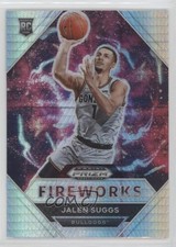 2021-22 Panini Prizm Draft Picks Fireworks Hyper Prizm Jalen Suggs #3 4f5