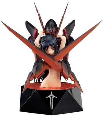 ACCEL WORLD Kuroyukihime Death by Embracing 1/7 scale Painted PVC Figure Japan
