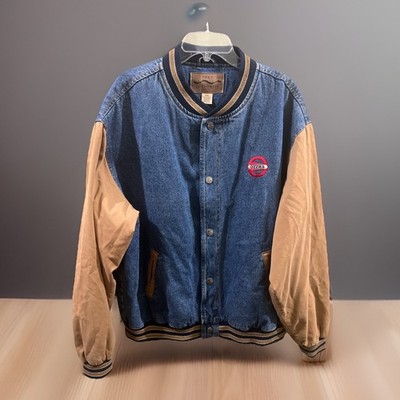 Ozzies Equipment Co South El Monte California Denim Jacket 2XL Deere Caterpillar
