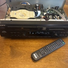 Sony MXD-D40 CD MiniDisc Recorder w/ OEM Remote Working But Mini Disc Stuck READ