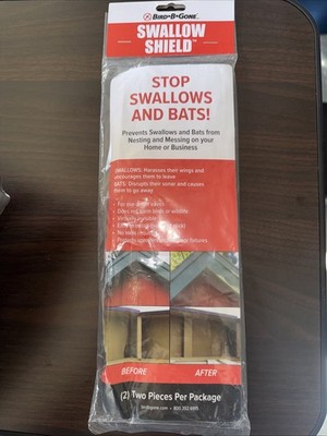 SWALLOW SHIELD by Bird B Gone, Repels Bats & Swallows.