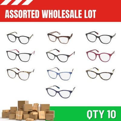 WHOLESALE ASSORTED LOT 10 FURLA EYEGLASSES eyeglass frames store clearance mens