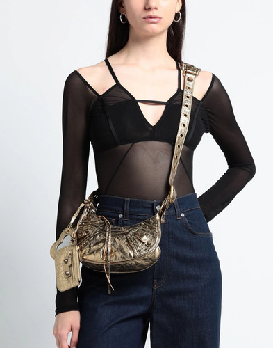 Balenciaga - Women - Leather Hobo bag - Gold