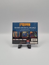 Spider-Man (Sony PlayStation 1 PS1, 2000) Black Label Tested & Works